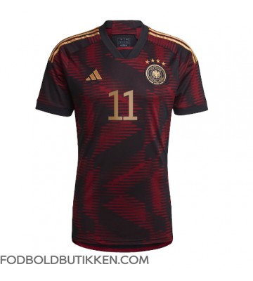 Tyskland Mario Gotze #11 Udebanetrøje VM 2022 Kortærmet